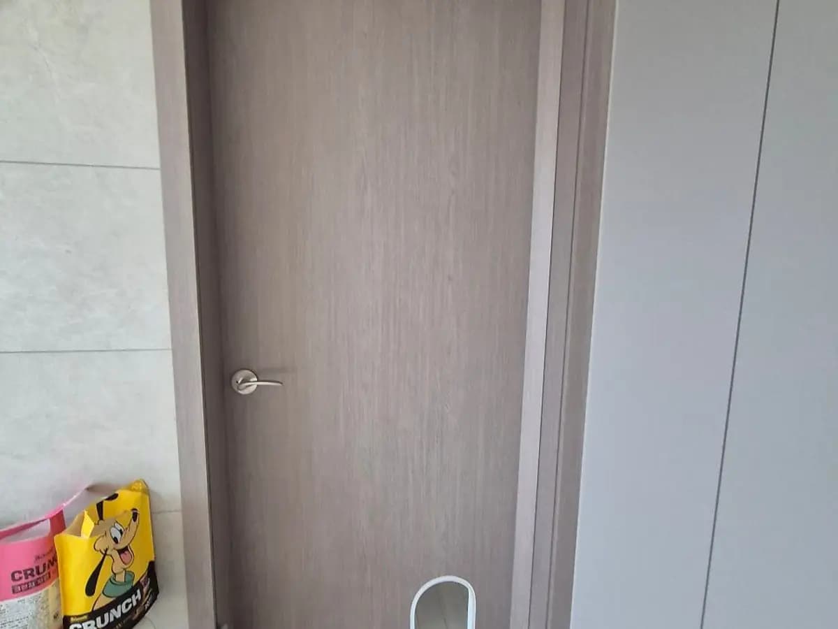 펫도어 설치·리폼 시공 후
