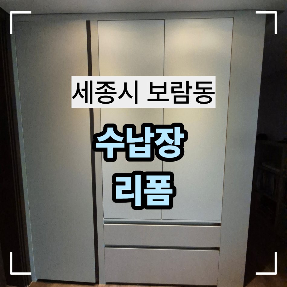 세종시 보람동 수납장 리폼 홈바 철거 방법